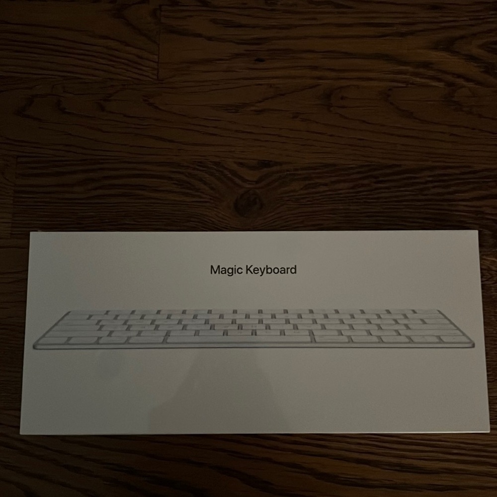 Unopened Apple Magic Keyboard and Magic Mouse